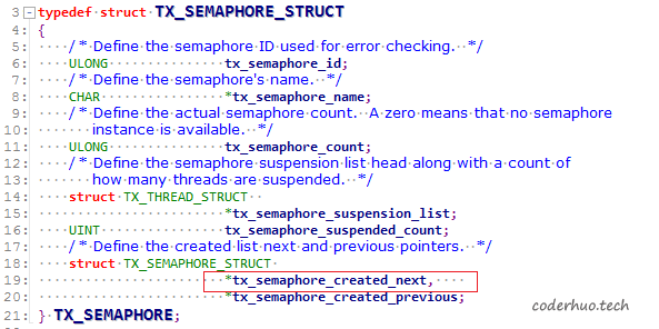TX_SEMAPHORE定义